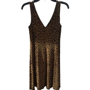 American Living Leopard Print Midi Dress
